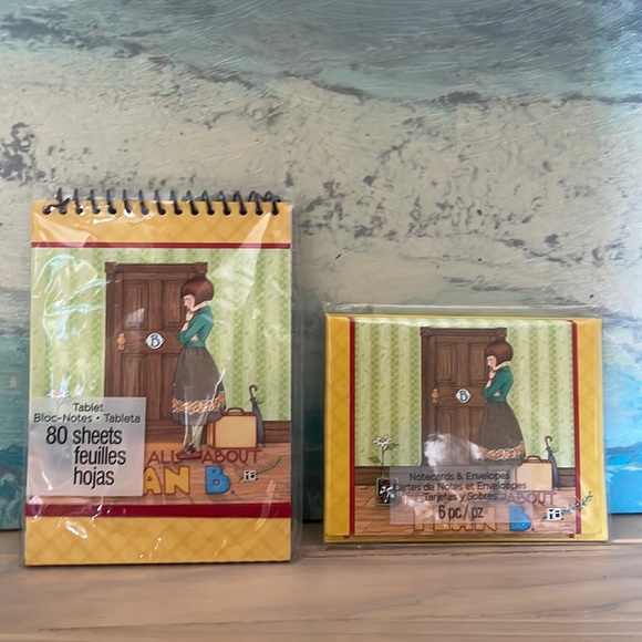 Mary & Co It’s All About Plan B tablet and notecard set NEW - Picture 1 of 4
